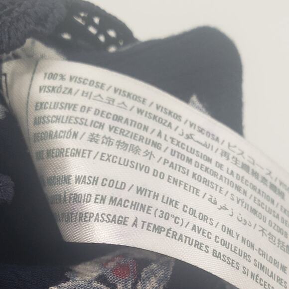 ABERCROMBIE & FITCH Floral Print Sleeveless Tank Top Womens Size Small S - Picture 4 of 4